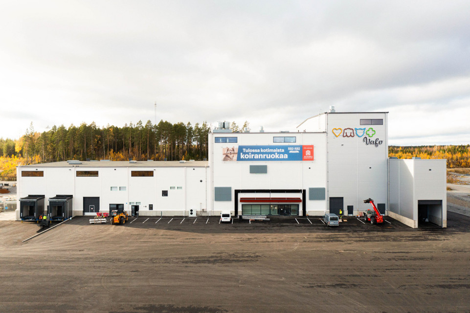 Pirkanmaa region – VAFO Group builds new pet food factory in Nokia