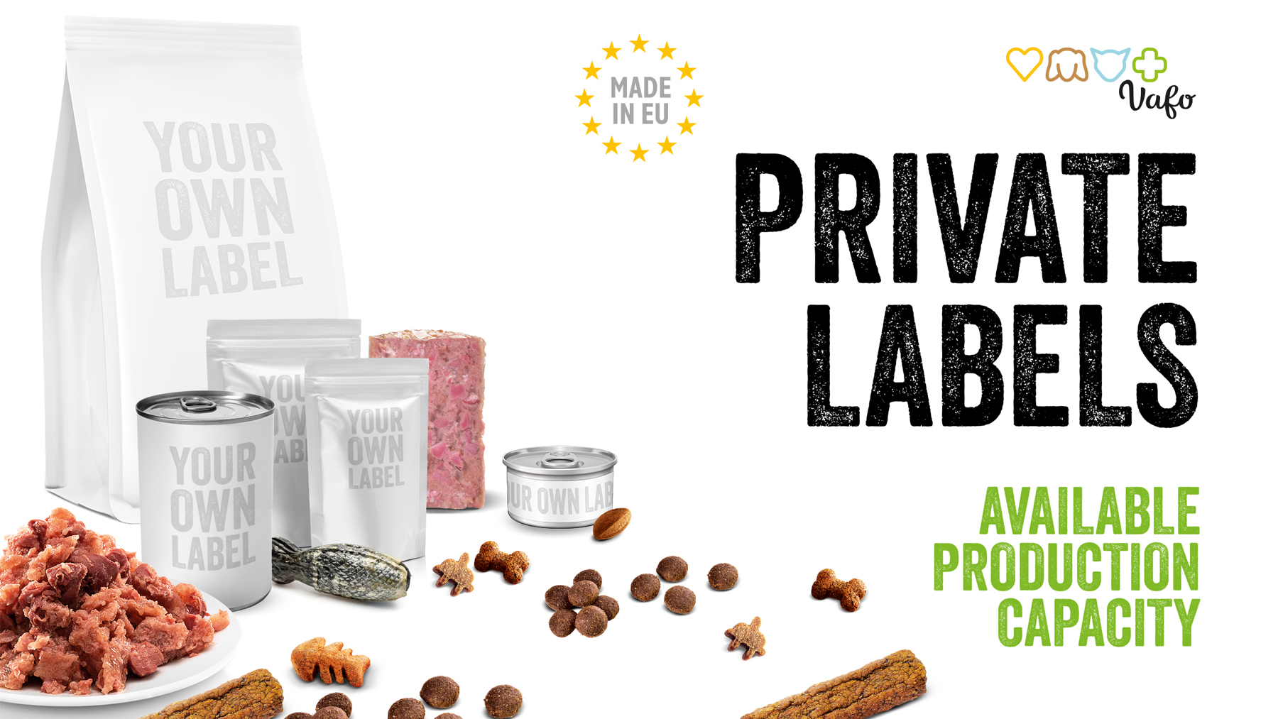 Private label 2025 dog products